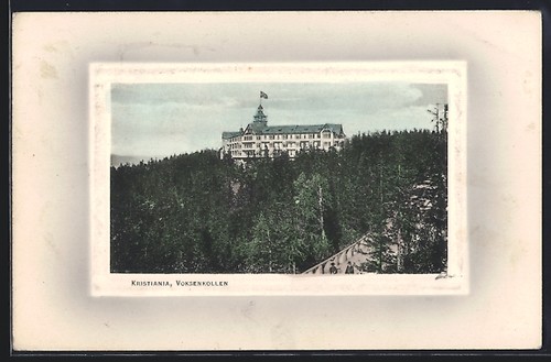 Ansichtskarte kristiania - ansichtskarte,