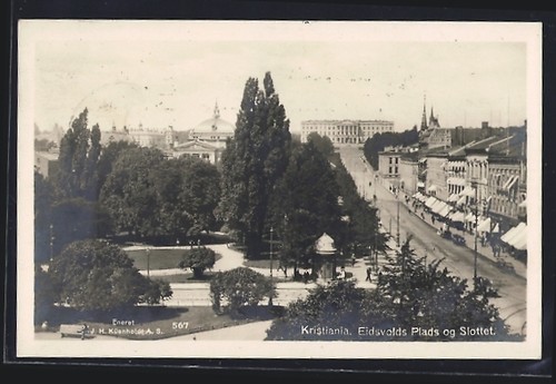 Kristiania eidsvolds plads - plads, og