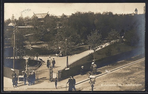 Ansichtskarte kristiania st - ansichtskarte,