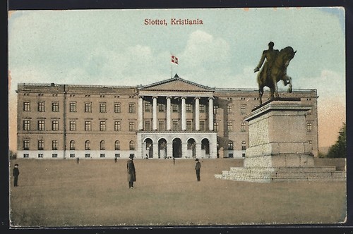 Ansichtskarte kristiania - ansichtskarte,