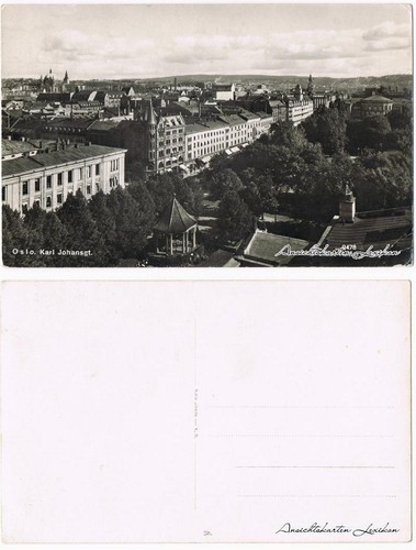 Postcard oslo kristiania karl - oslo,