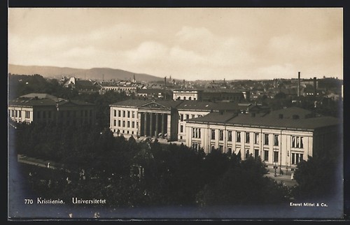 Ansichtskarte kristiania - ansichtskarte,