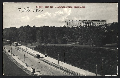 Ansichtskarte kristiania - ansichtskarte,