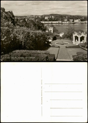 Postcard oslo kristiania fra - oslo,