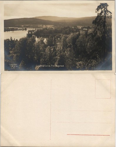 Postcard oslo kristiania - oslo,