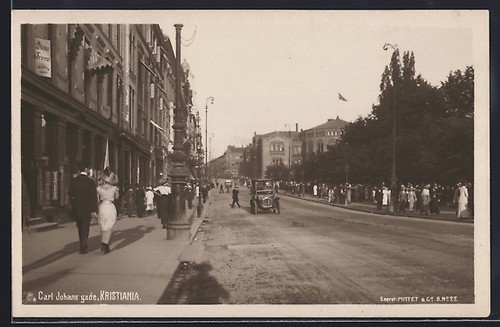 Kristiania carl johans - carl, gade