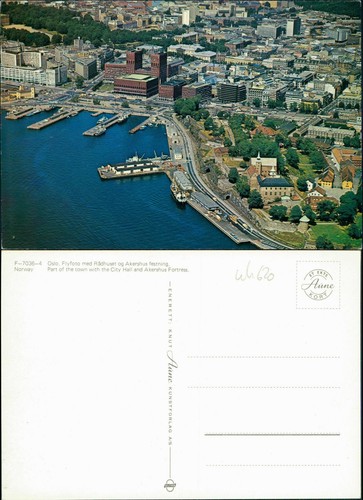 Oslo kristiania luftaufnahme - oslo,