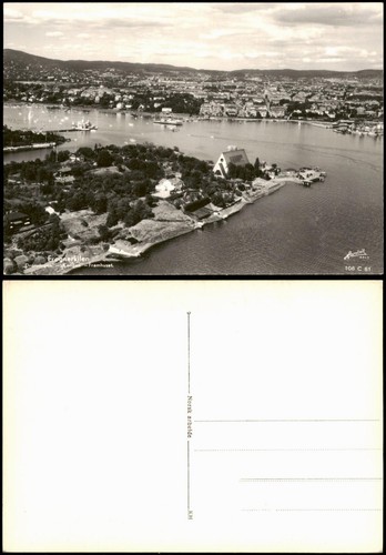 Oslo kristiania luftbild - oslo,