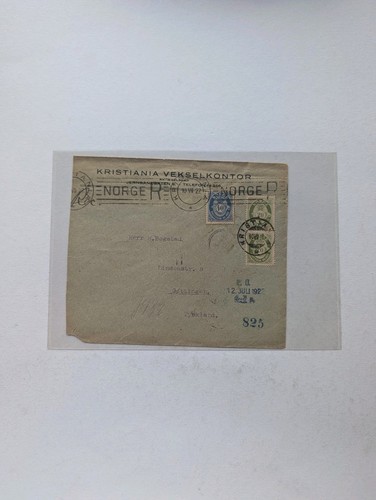 Norwegen beleg firmenpost - beleg,