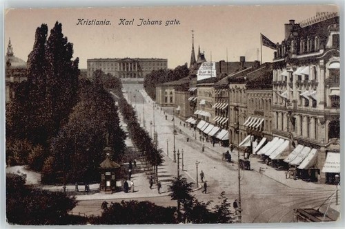 Oslo kristiania karl johans - kristiania,