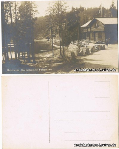 Postcard oslo kristiania - oslo,