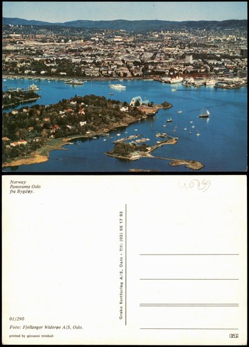 Postcard oslo kristiania - postcard,