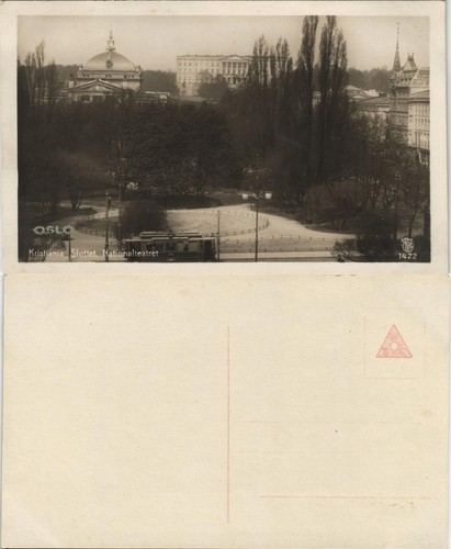 Postcard oslo kristiania - oslo,