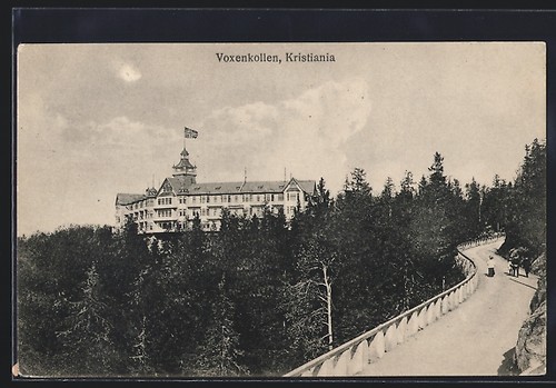 Ansichtskarte kristiania - ansichtskarte,