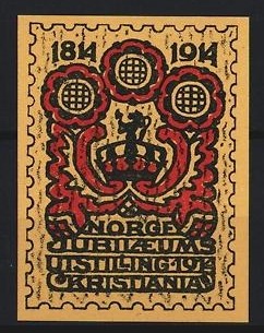 Reklamemarke kristiania - reklamemarke,