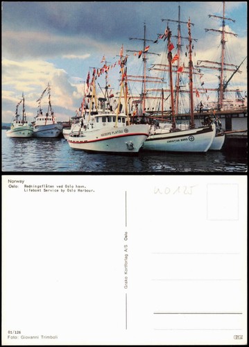 Postcard oslo kristiania - oslo,