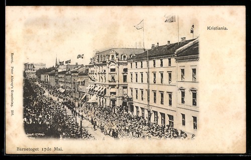 Kristiania barnetoget 17de - barnetoget,