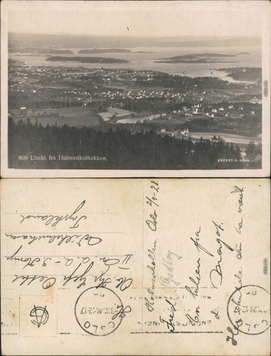 Ansichtskarte oslo kristiania - oslo,