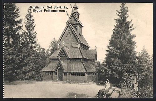 Kristiania gol stavkirke - kristiania,,