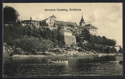 Ansichtskarte kristiania - ansichtskarte,