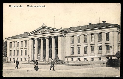 Ansichtskarte kristiania - ansichtskarte,