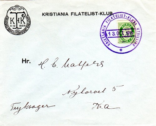 Norwegen 1918 kristiania - 1918,,