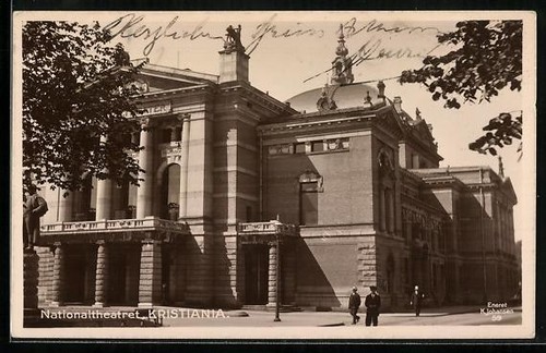 Ansichtskarte kristiania - ansichtskarte,