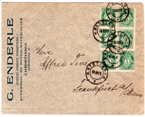 Norwegen 1911 mef 6x5 - norwegen,