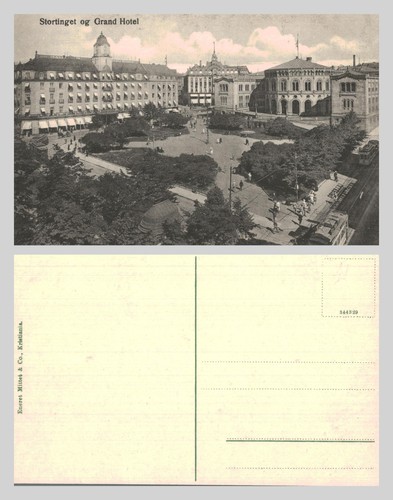 Alte postkarte stortinget og - alte,
